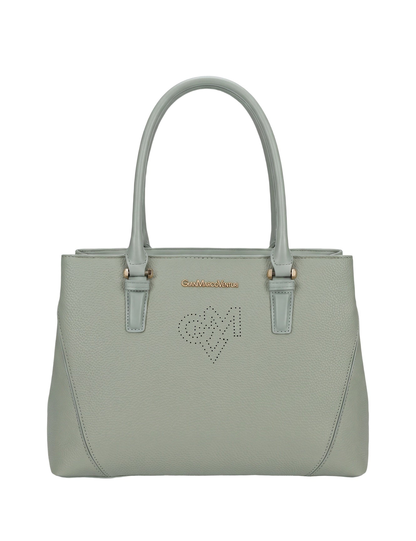 Borsa a Spalla in Pvc Verde