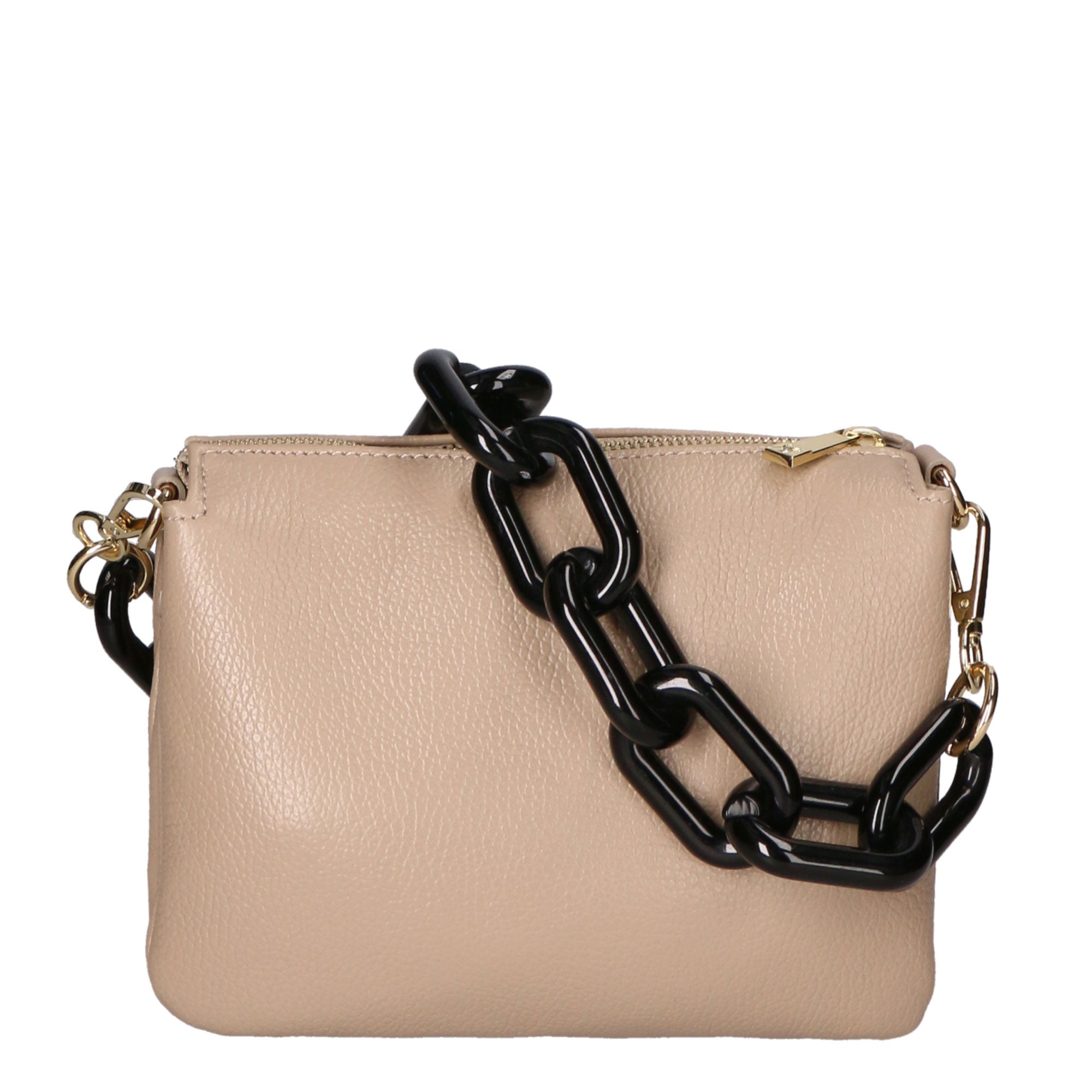 Borsa a tracolla da donna Vera pelle MYB-7024-SS-TAUPE My Best Bag