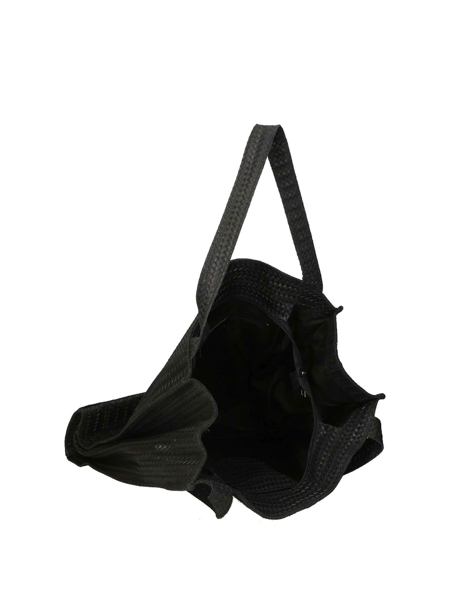 Elide Borsa a spalla da donna Vera pelle 80052-NERO Gave Lux