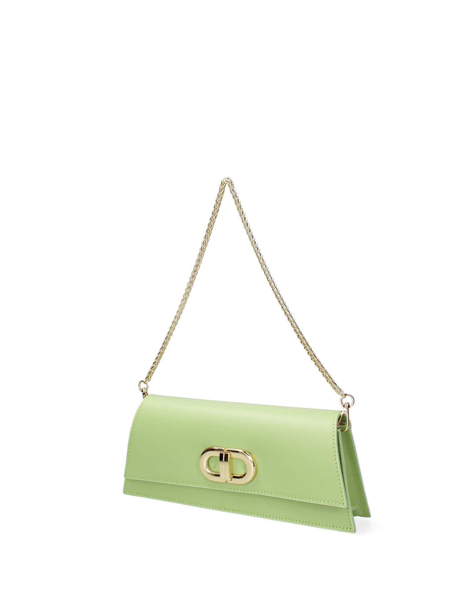 Borsa a spalla da donna Vera pelle 07313-L260 PISTACCHIO Roberta Rossi