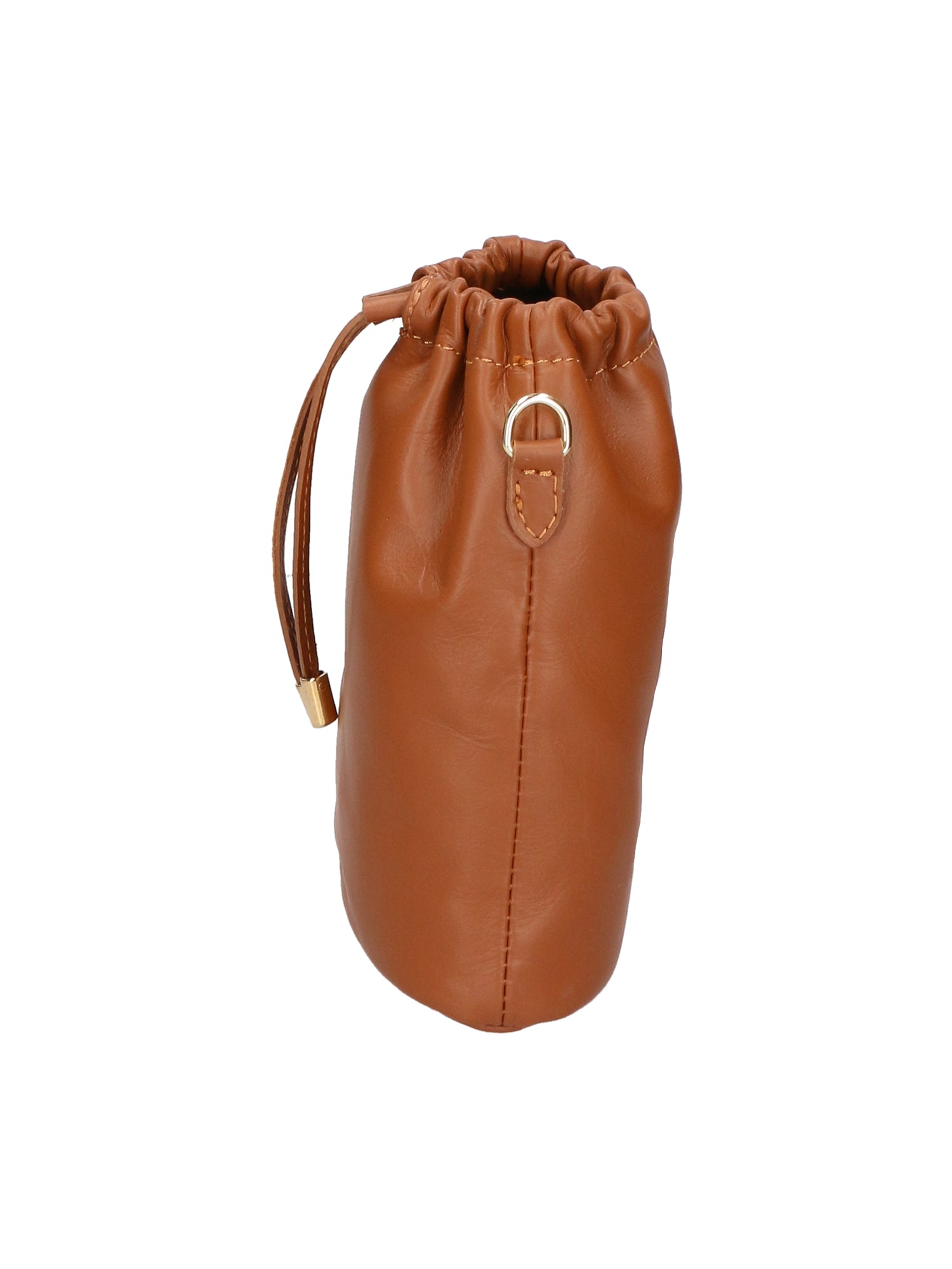 Angela Borsa a sacca da donna Vera pelle 05412-S17 CUOIO SCURO Gave Lux