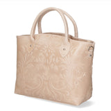 Enza Women's Handbag in Genuine Leather Made in Italy 27x32x13 cm