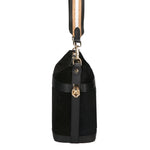 Vera pelle 04163-P218 NERO+SC NERO Borsa a spalla da donna Elowen Ultra Chiara Ferretti