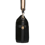 Vera pelle 04163-P218 NERO+SC NERO Borsa a spalla da donna Elowen Ultra Chiara Ferretti