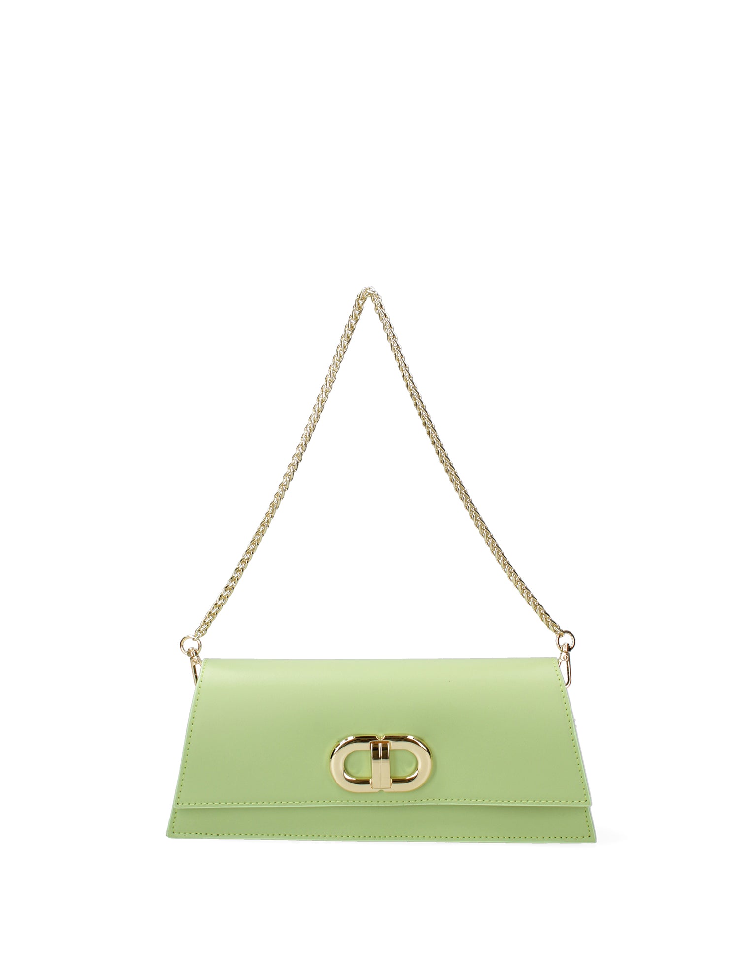 Borsa a spalla da donna Vera pelle 07313-L260 PISTACCHIO Roberta Rossi