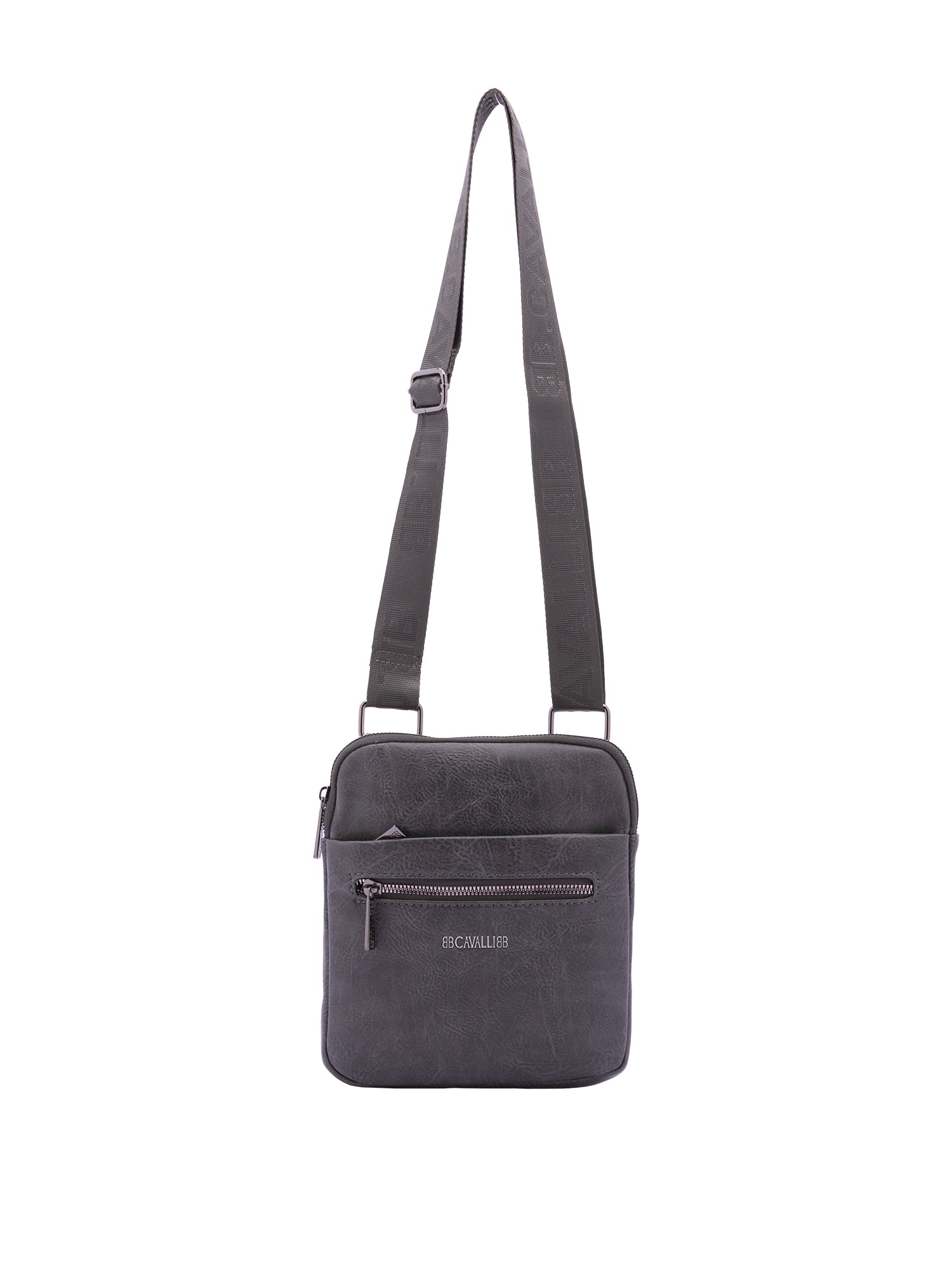 Borsa a tracolla da uomo 100% Poliestere BC1194-GRIGIO B Cavalli