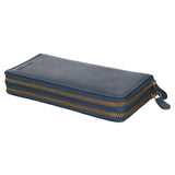 Portafoglio da uomo in vera pelle RFID HILB-3628-BLU Hill Burry