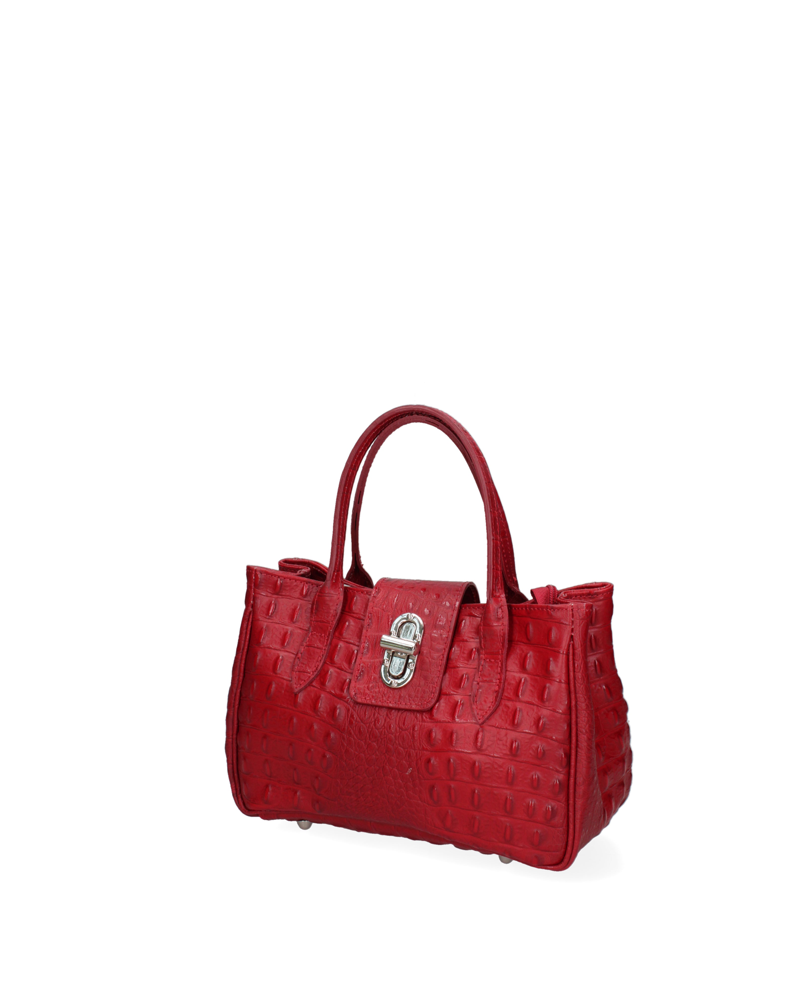 Cervo Borsa a tracolla da donna Vera pelle 7720-ROSSO Gave Lux