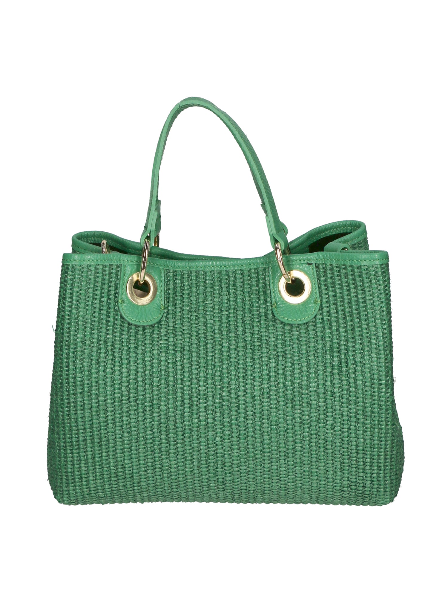Borsa a mano da donna Paglia & Pelle MYB-05167-SS-529+D47 VERDE MELA My Best Bag