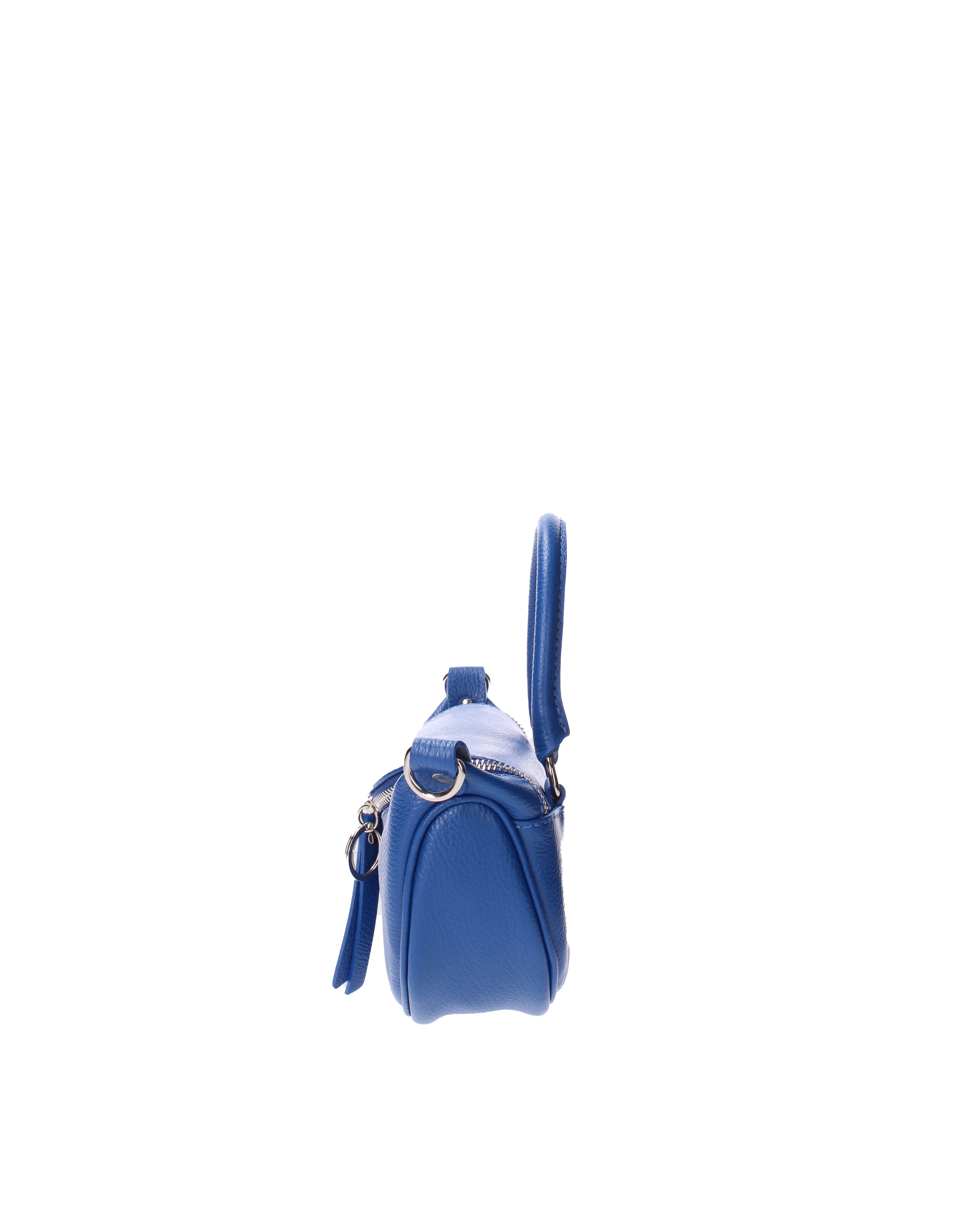 Mae Borsa a mano da donna Vera pelle 07142-D22 BLUETTE Viola Castellani