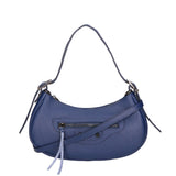 Loredana Borsa a spalla da donna Vera pelle 06548-BLU JEANS Gave Lux