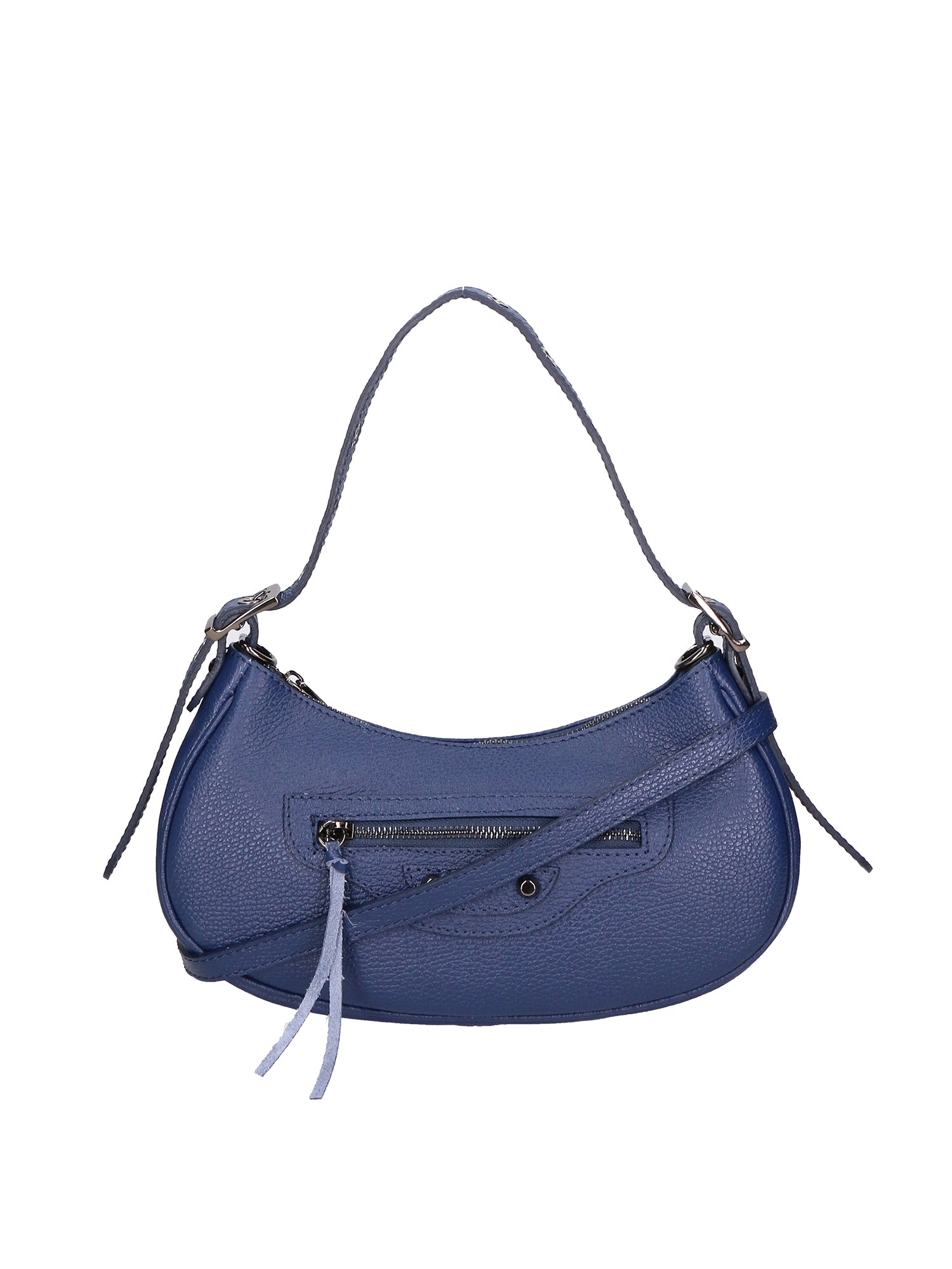 Loredana Borsa a spalla da donna Vera pelle 06548-BLU JEANS Gave Lux
