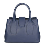 Alessandra Borsa a mano da donna Vera pelle 05000-D24 BLU BLUE Gave Lux