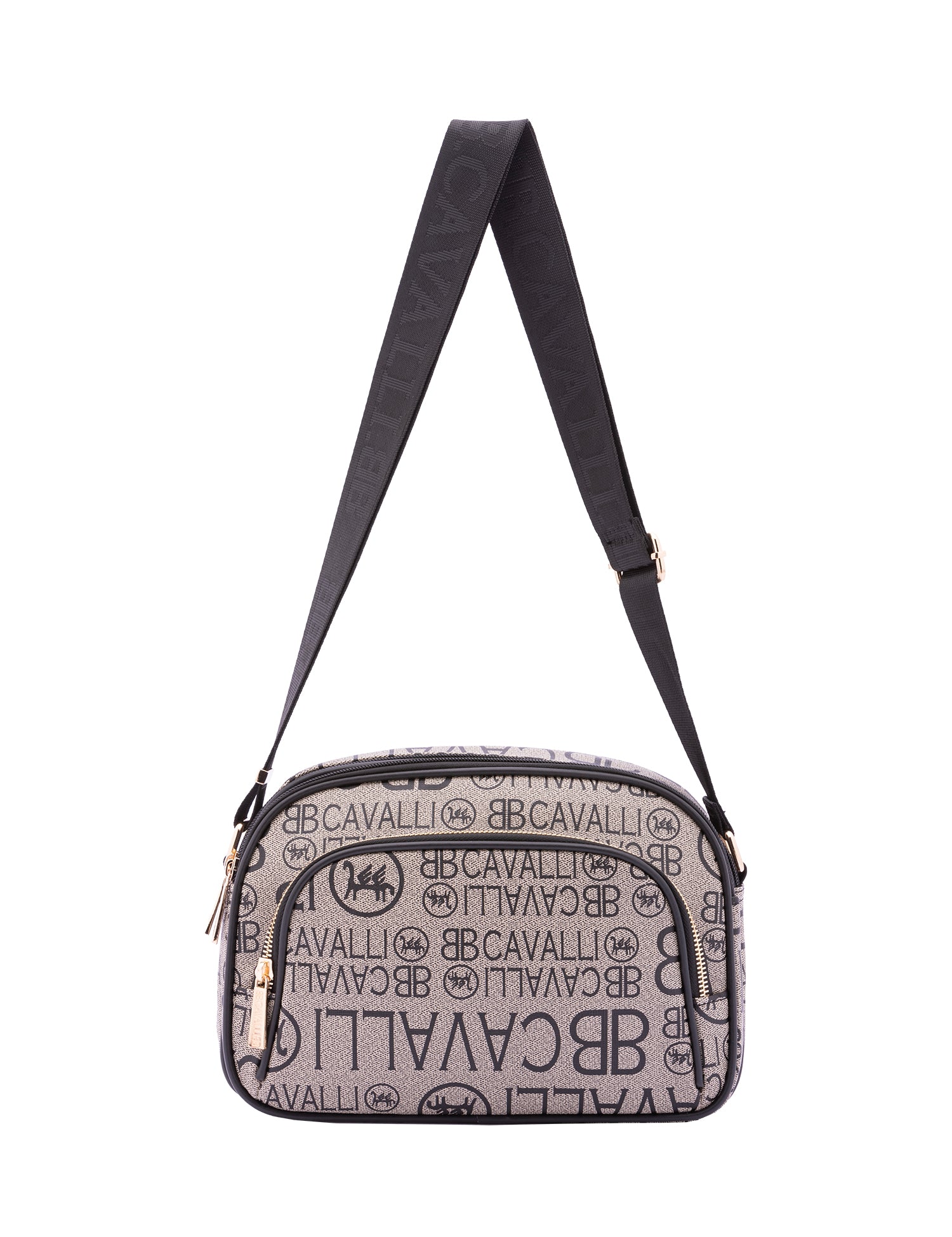 Borsa a tracolla da donna Ecopelle BC1376-NERO B Cavalli