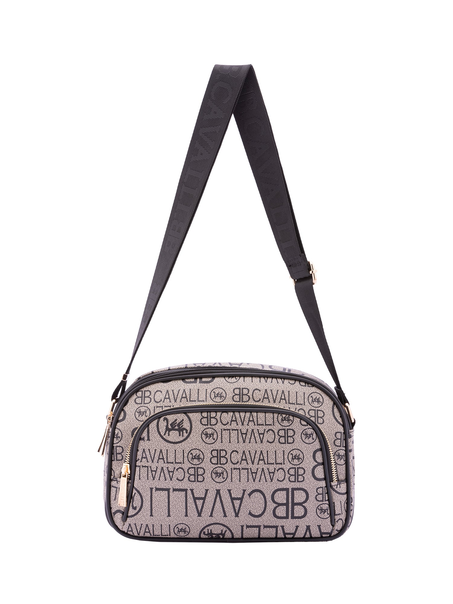 Borsa a tracolla da donna Ecopelle BC1376-NERO B Cavalli