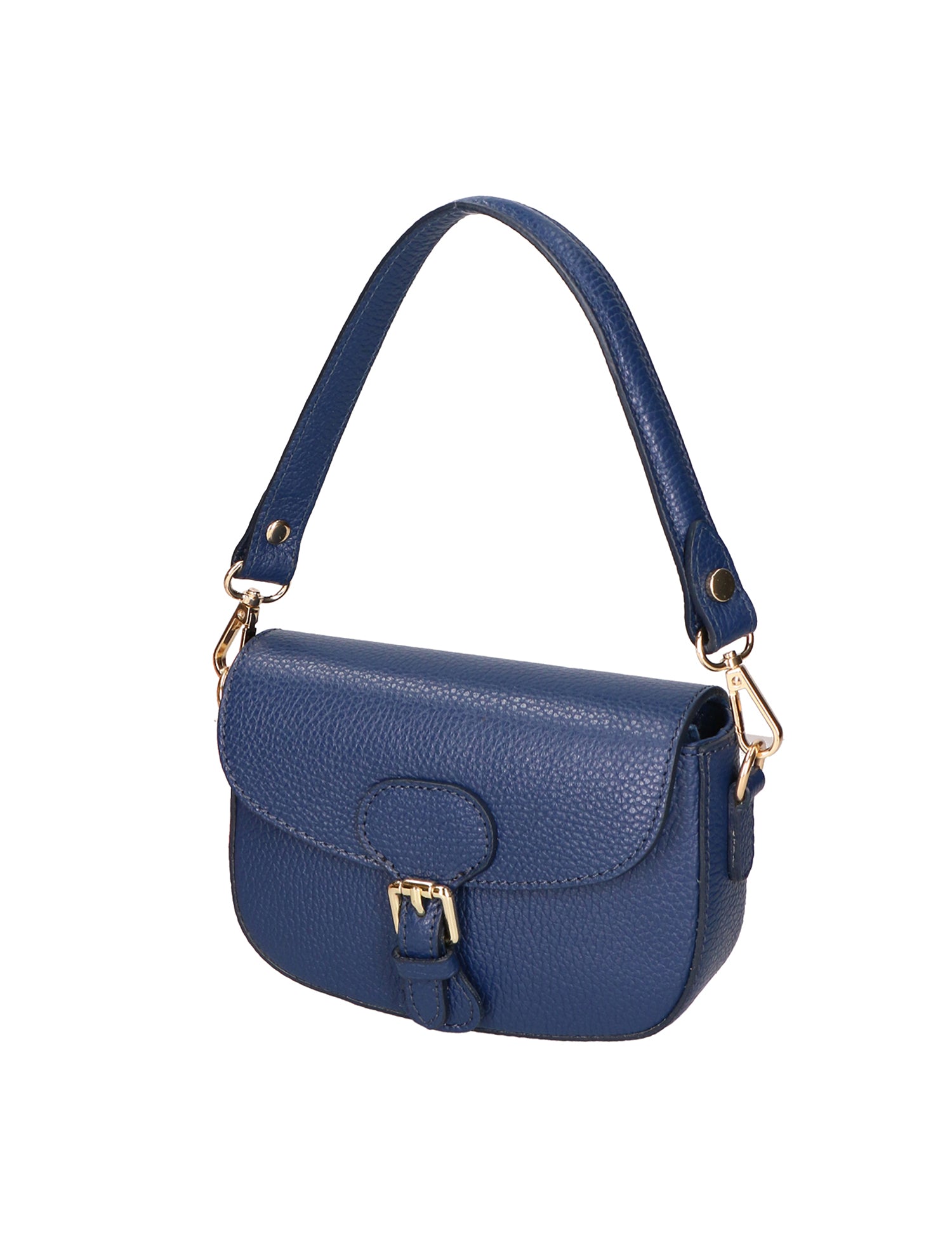 Viktoria Borsa a spalla da donna Vera pelle 06526-D24 BLU JEANS Gave Lux