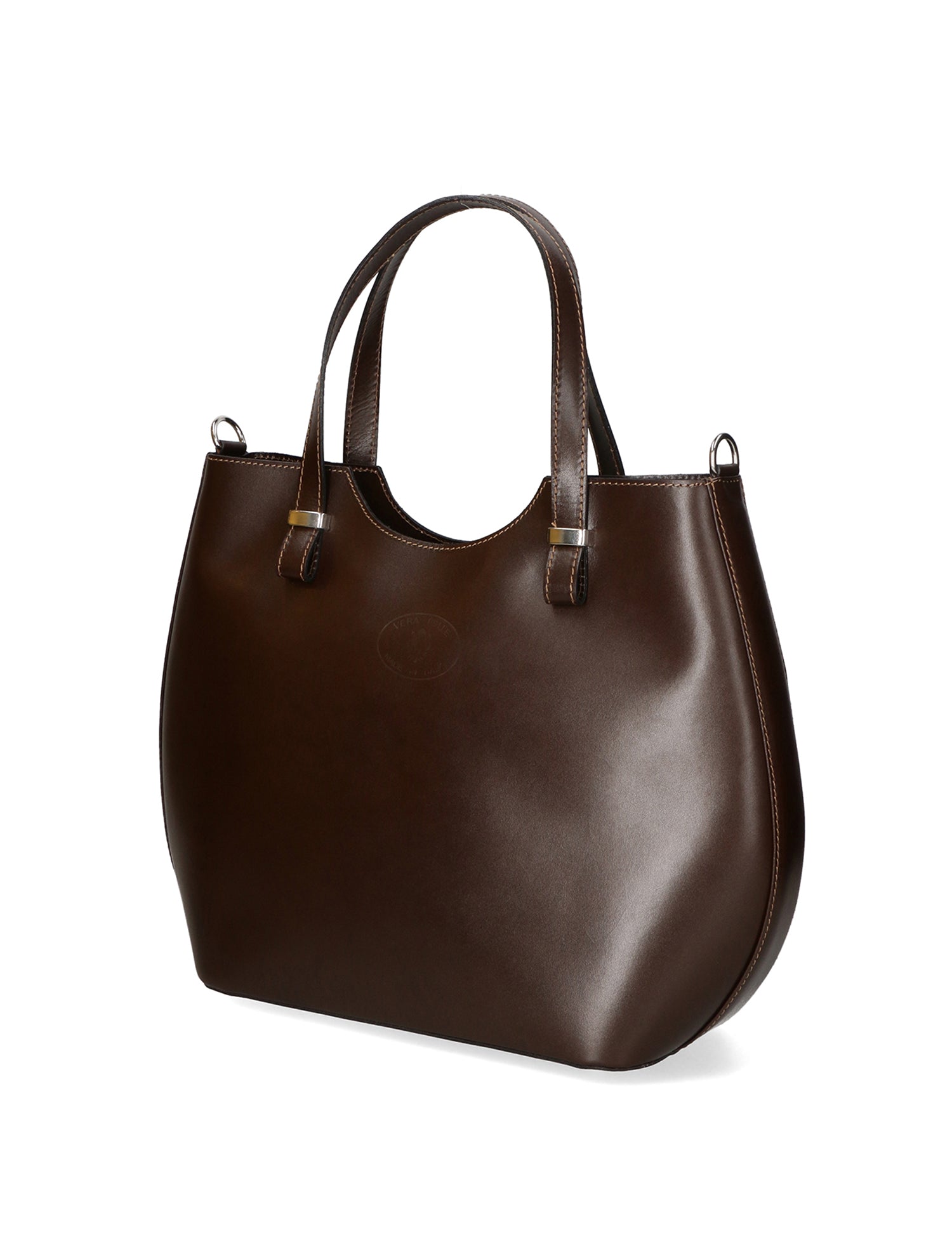 Egle Borsa a mano da donna Vera pelle 80046-T.MORO Gave Lux