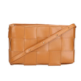 Borsa a tracolla da donna 100% vera pelle MYB-7057-SS-CUOIO+BEIGE My Best Bag