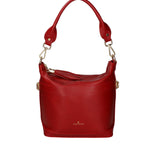 Elowen Elite Borsa a spalla da donna Vera Pelle 03824-10 ROSSO SCURO Chiara Ferretti