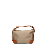 Borsa a Mano in 100% Pu Vegan Leather Beige