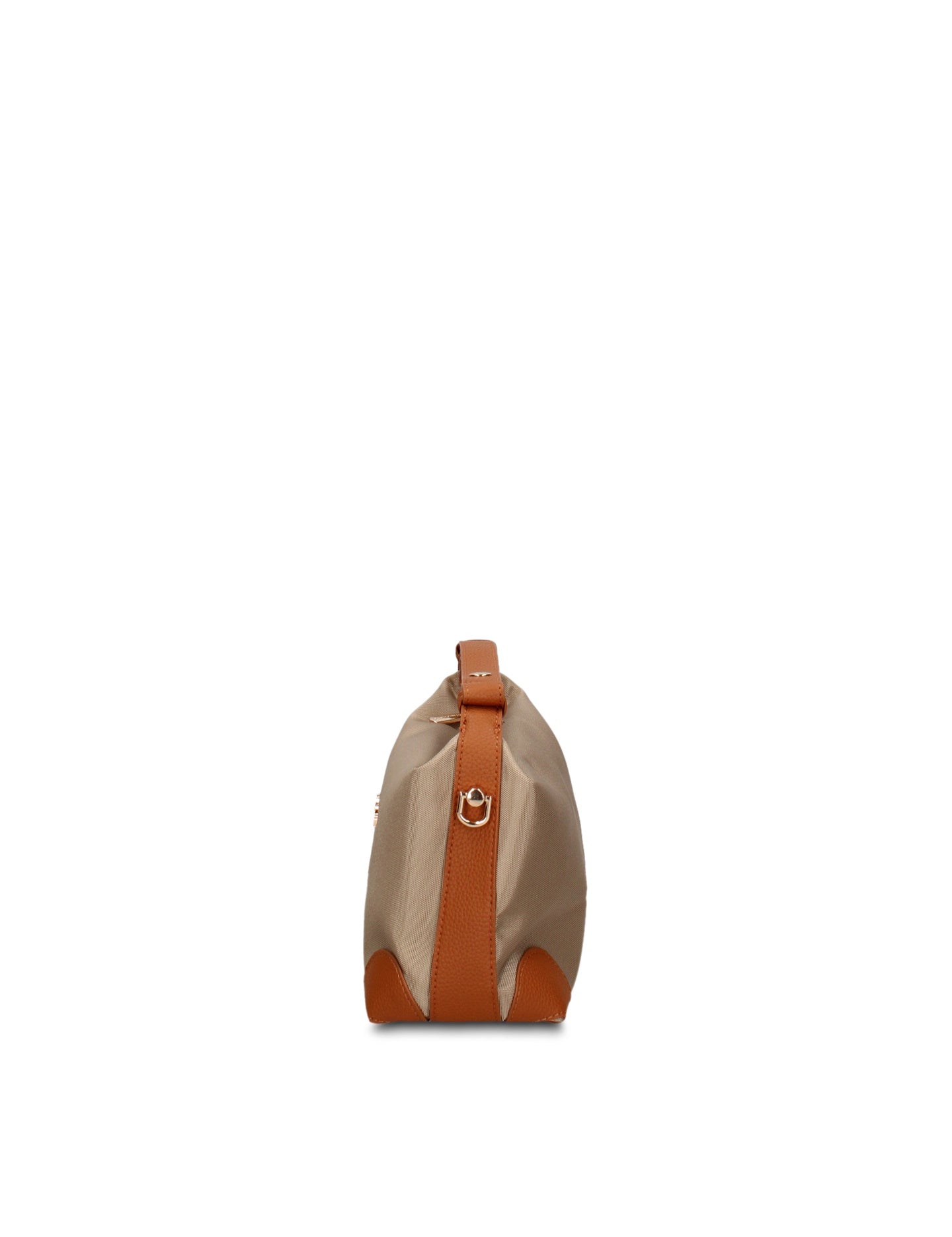 Borsa a Mano in 100% Pu Vegan Leather Beige