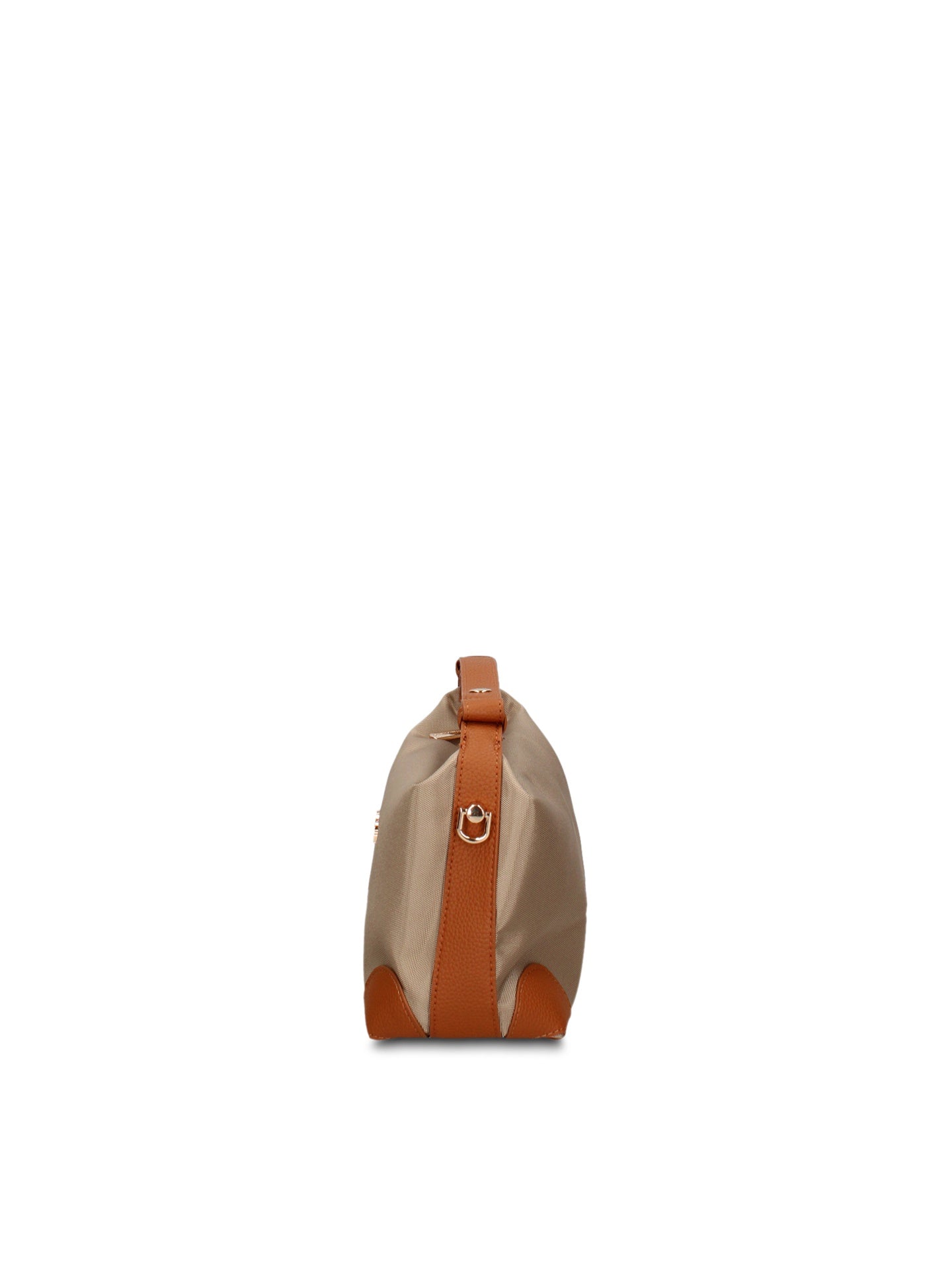 Borsa a Mano in 100% Pu Vegan Leather Beige