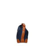 Borsa a Mano in 100% Pu Vegan Leather Blu Scuro