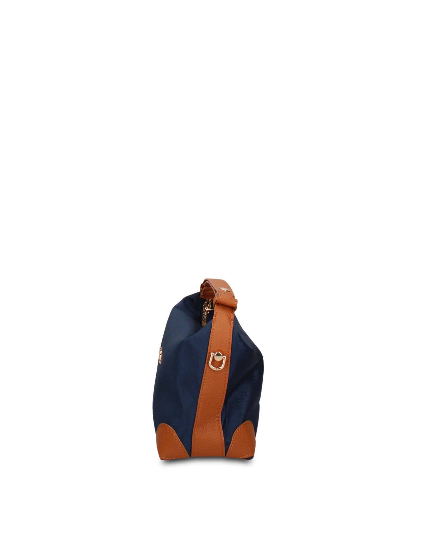 Borsa a Mano in 100% Pu Vegan Leather Blu Scuro