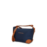 Borsa a Mano in 100% Pu Vegan Leather Blu Scuro