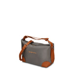 Borsa a Mano in 100% Pu Vegan Leather Grigio