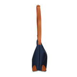 Borsa a Tracolla in 100% Pu Vegan Leather Blu Scuro