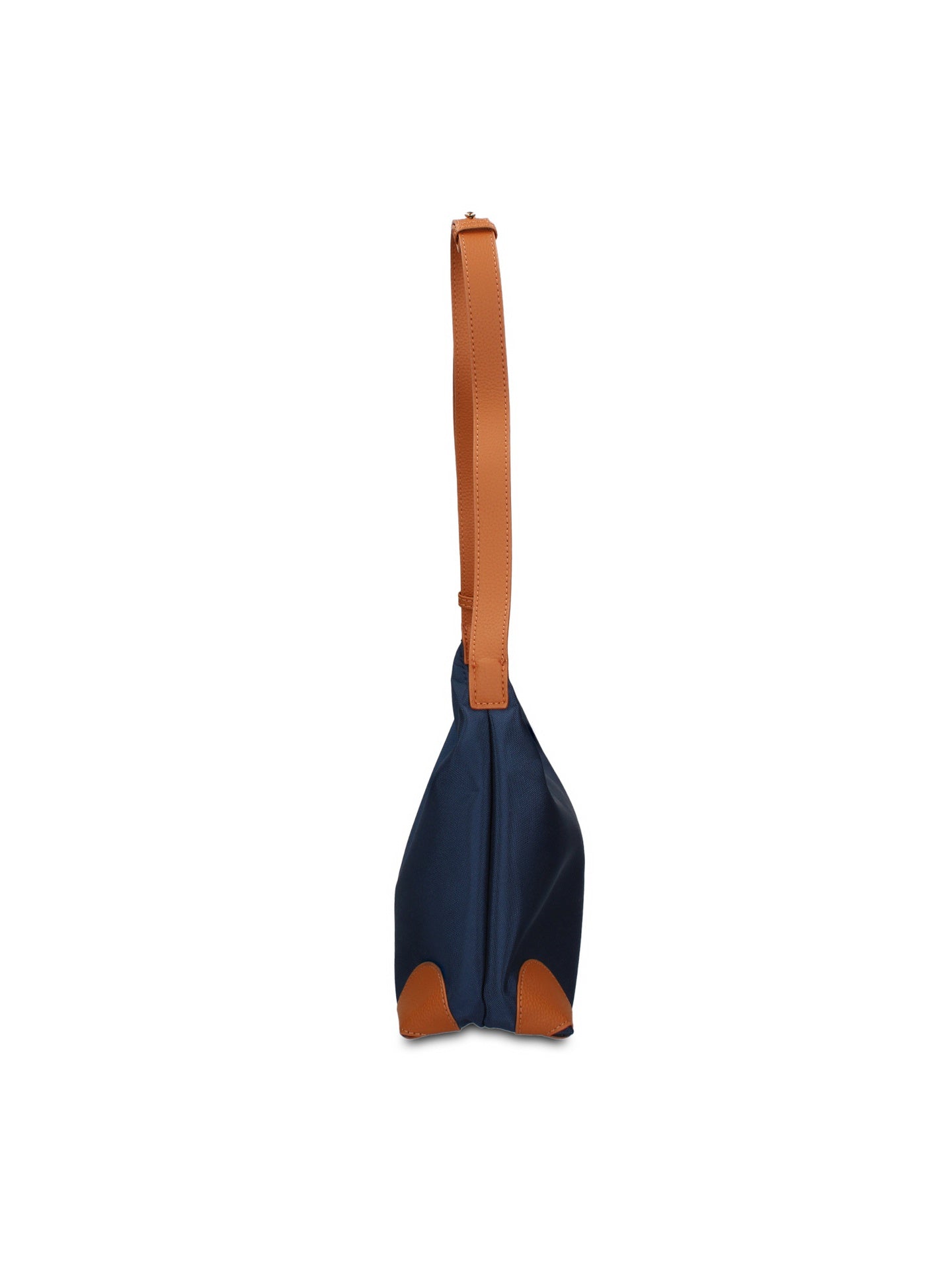 Borsa a Tracolla in 100% Pu Vegan Leather Blu Scuro