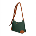 Borsa a Tracolla in 100% Pu Vegan Leather Verde