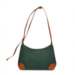 Borsa a Tracolla in 100% Pu Vegan Leather Verde