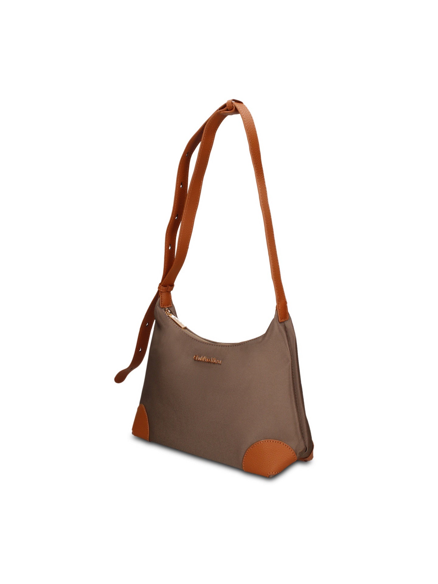 Borsa a Tracolla in 100% Pu Vegan Leather Verde Militare