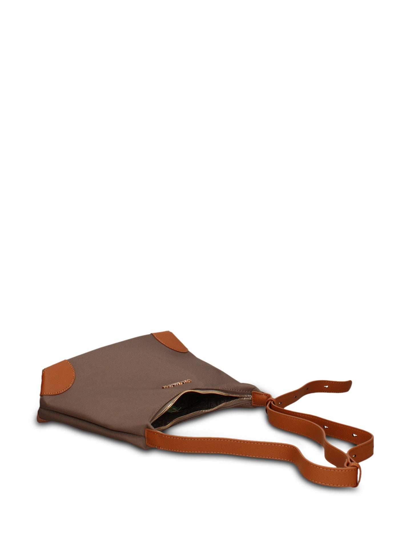 Borsa a Tracolla in 100% Pu Vegan Leather Verde Militare