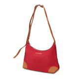 Borsa a Tracolla in 100% Pu Vegan Leather Rosso