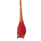 Borsa a Tracolla in 100% Pu Vegan Leather Rosso
