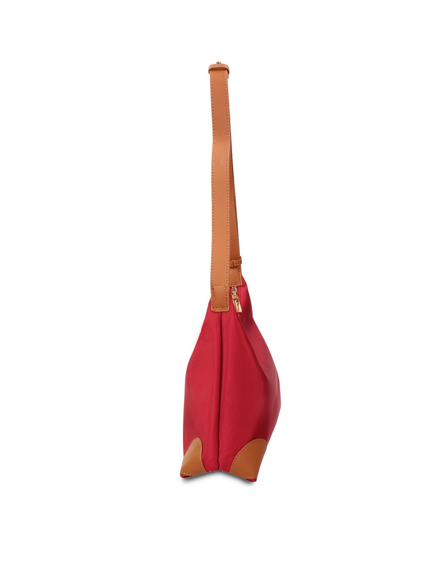 Borsa a Tracolla in 100% Pu Vegan Leather Rosso