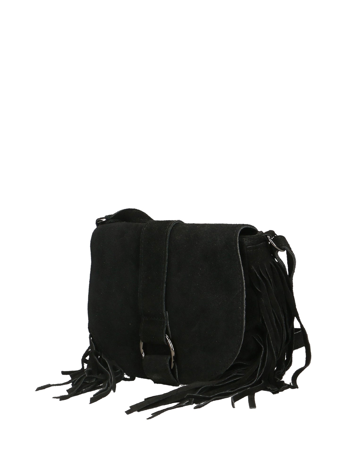 Iolanthe Borsa a tracolla da donna Vera pelle 1421-NERO Gave Lux