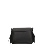 Borsa a Tracolla in Ruga Leather Nero