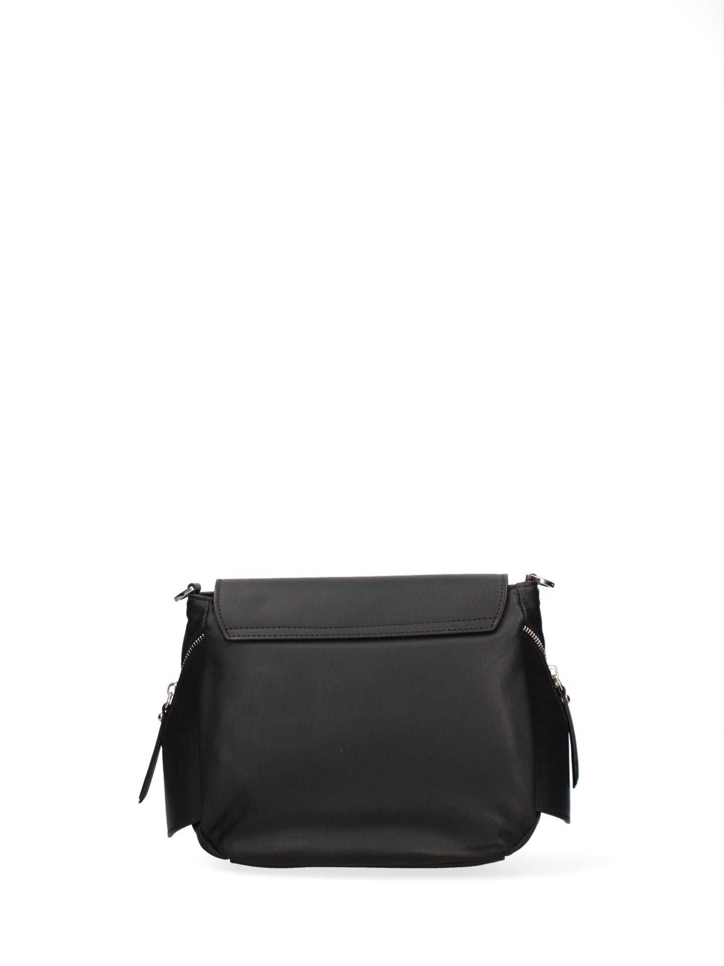 Borsa a Tracolla in Ruga Leather Nero