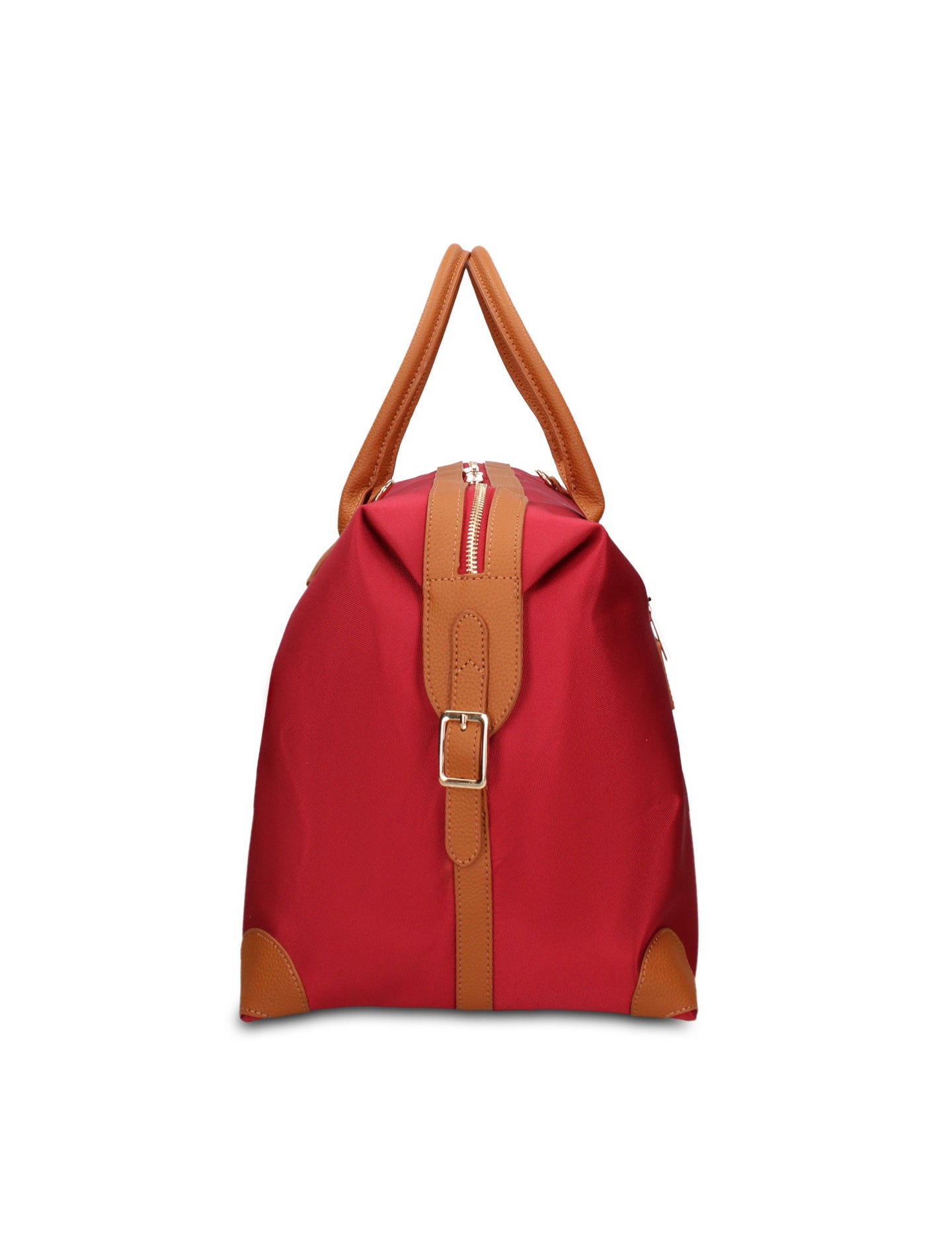 Borsa a Mano in 100% Pu Vegan Leather Rosso
