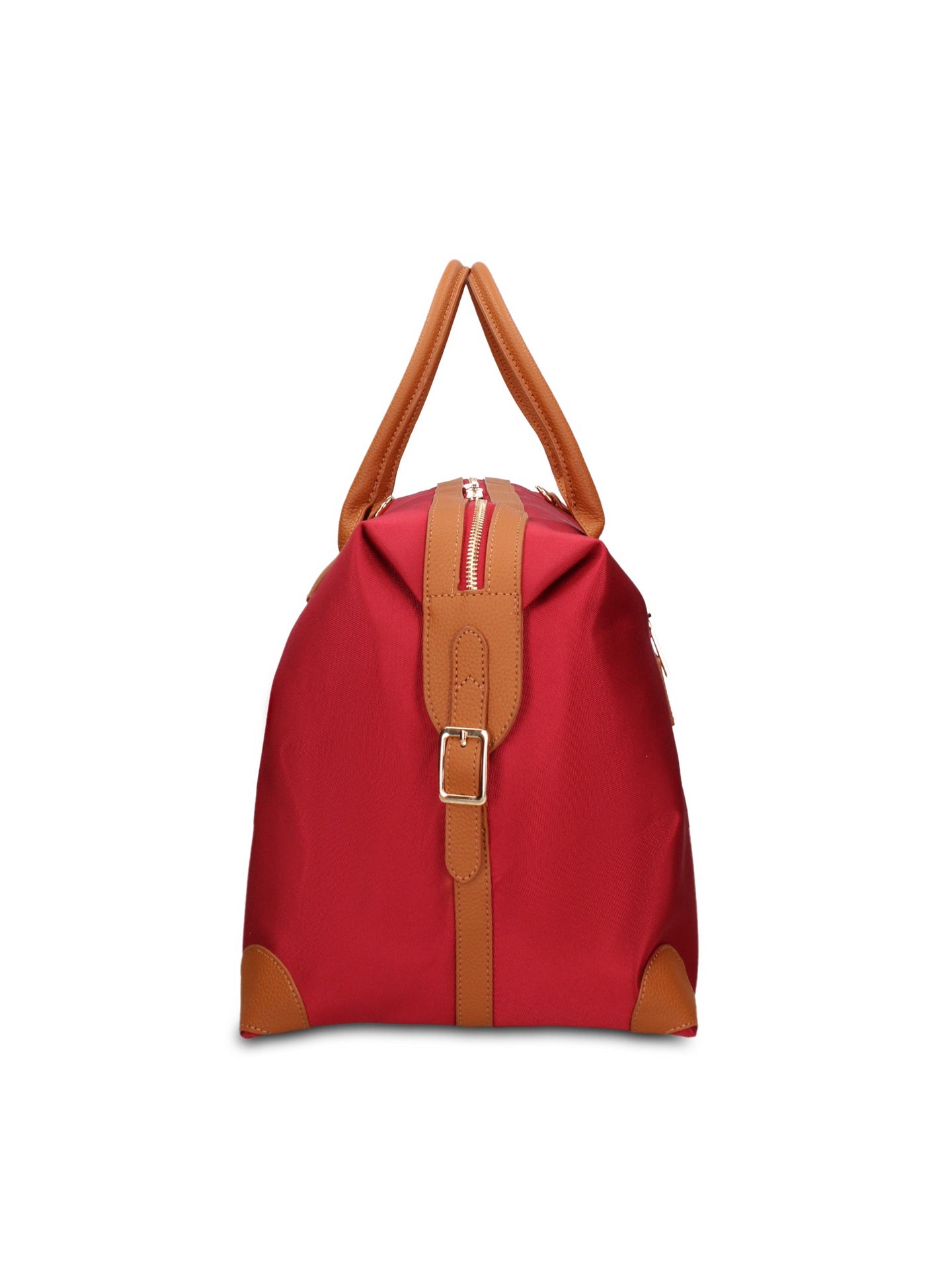 Borsa a Mano in 100% Pu Vegan Leather Rosso