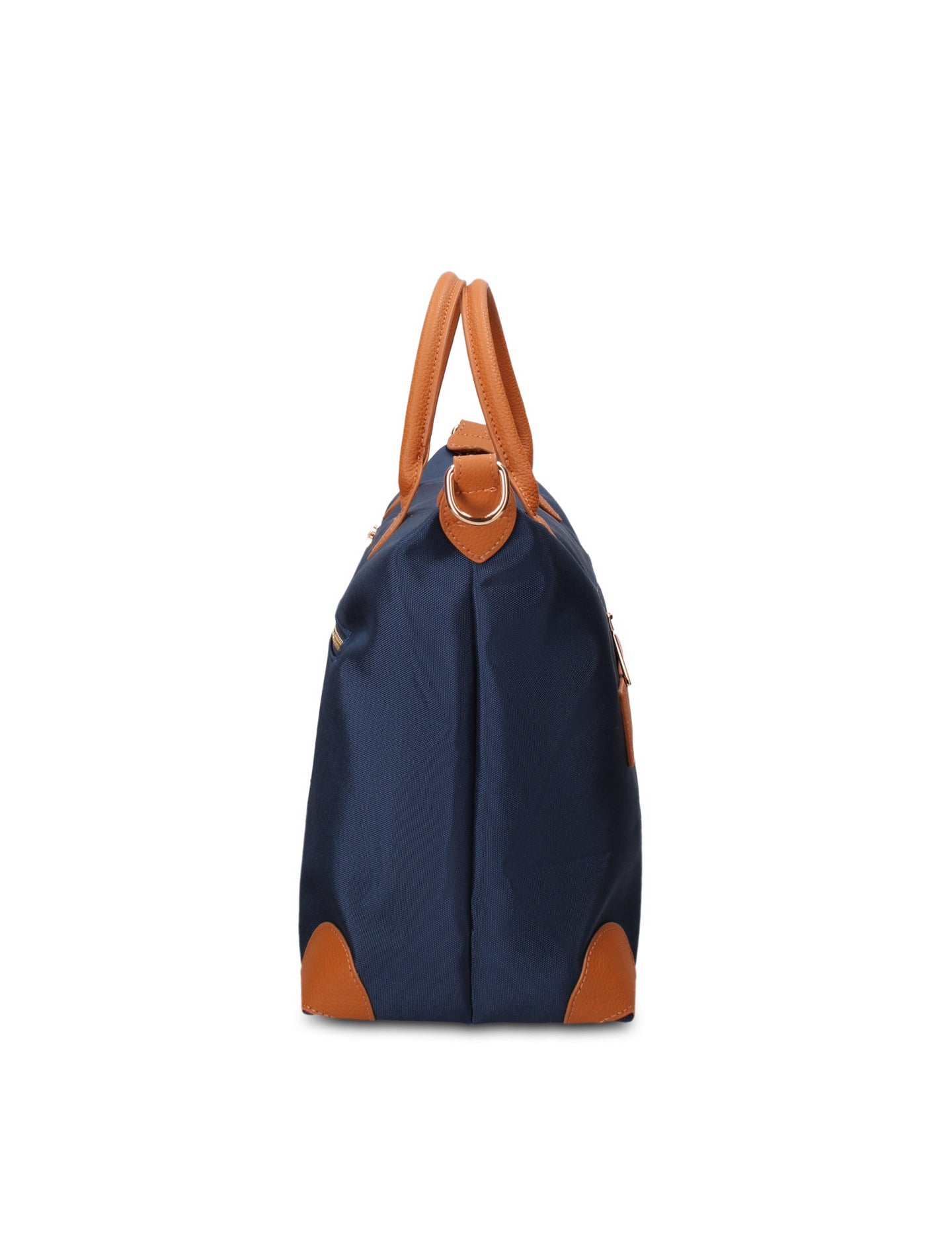 Borsa a Mano in 100% Pu Vegan Leather Blu Scuro