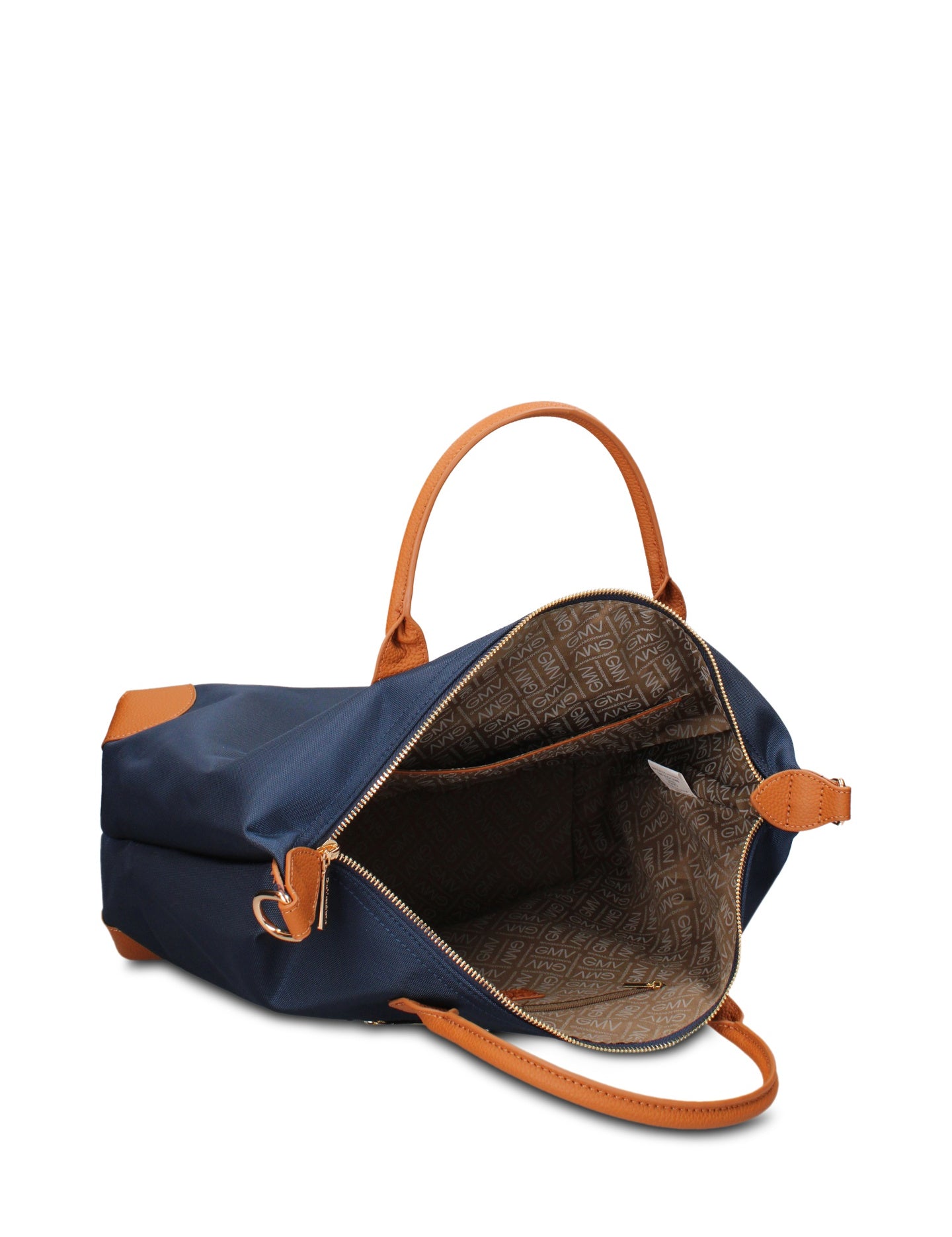 Borsa a Mano in 100% Pu Vegan Leather Blu Scuro