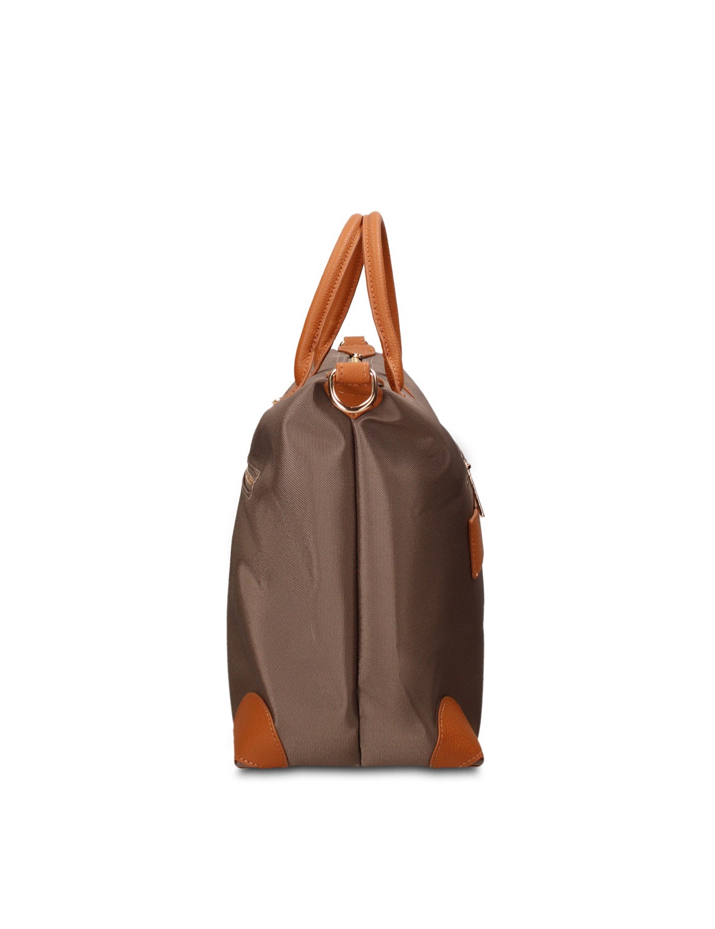 Borsa a Mano in 100% Pu Vegan Leather Verde Militare