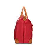 Borsa a Mano in 100% Pu Vegan Leather Rosso