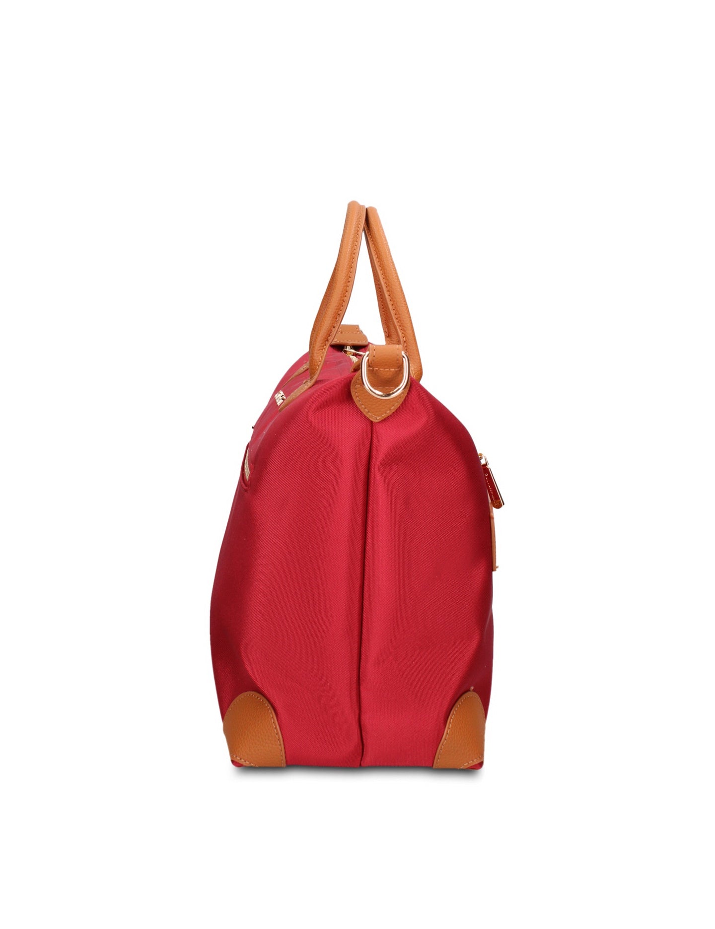Borsa a Mano in 100% Pu Vegan Leather Rosso