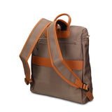 Zaino in 100% Pu Vegan Leather Verde Militare
